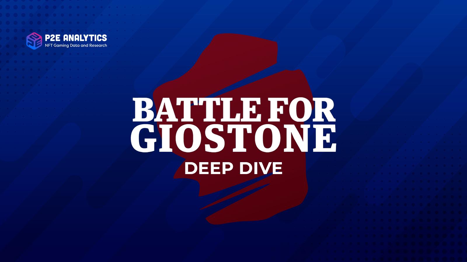 Cover Image for Battle For Giostone Deep Dive
